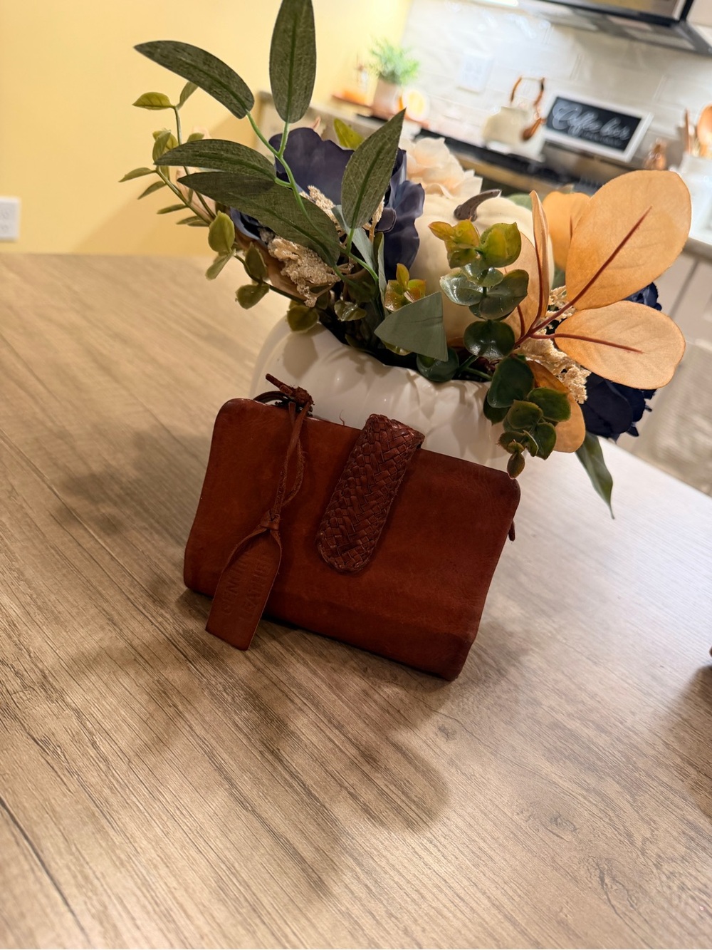 Genuine Leather Trifold Wallet